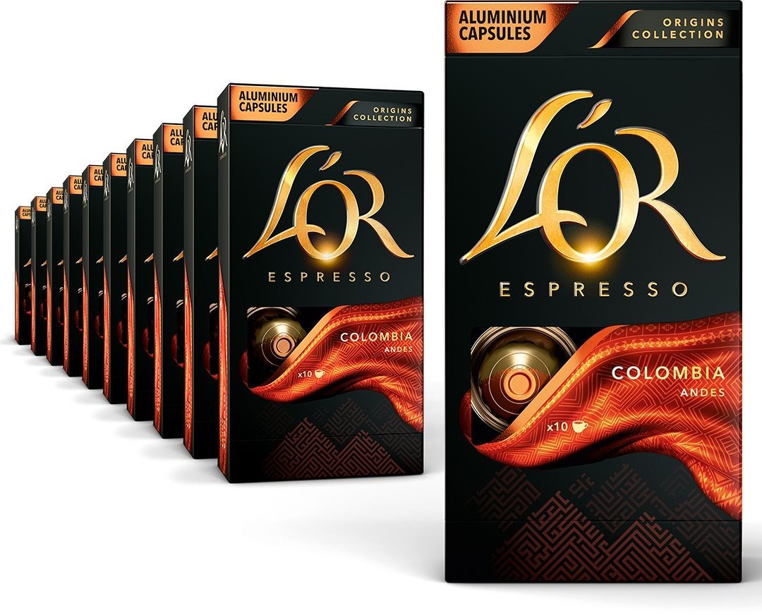 Kávékapszula L'OR KARTON 10 x Colombia 10 db