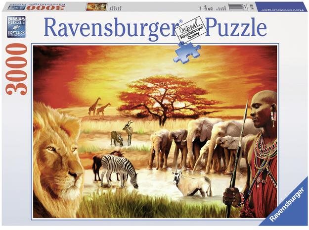 Ravensburger puzzle 170562 Maszájok 3000 darab