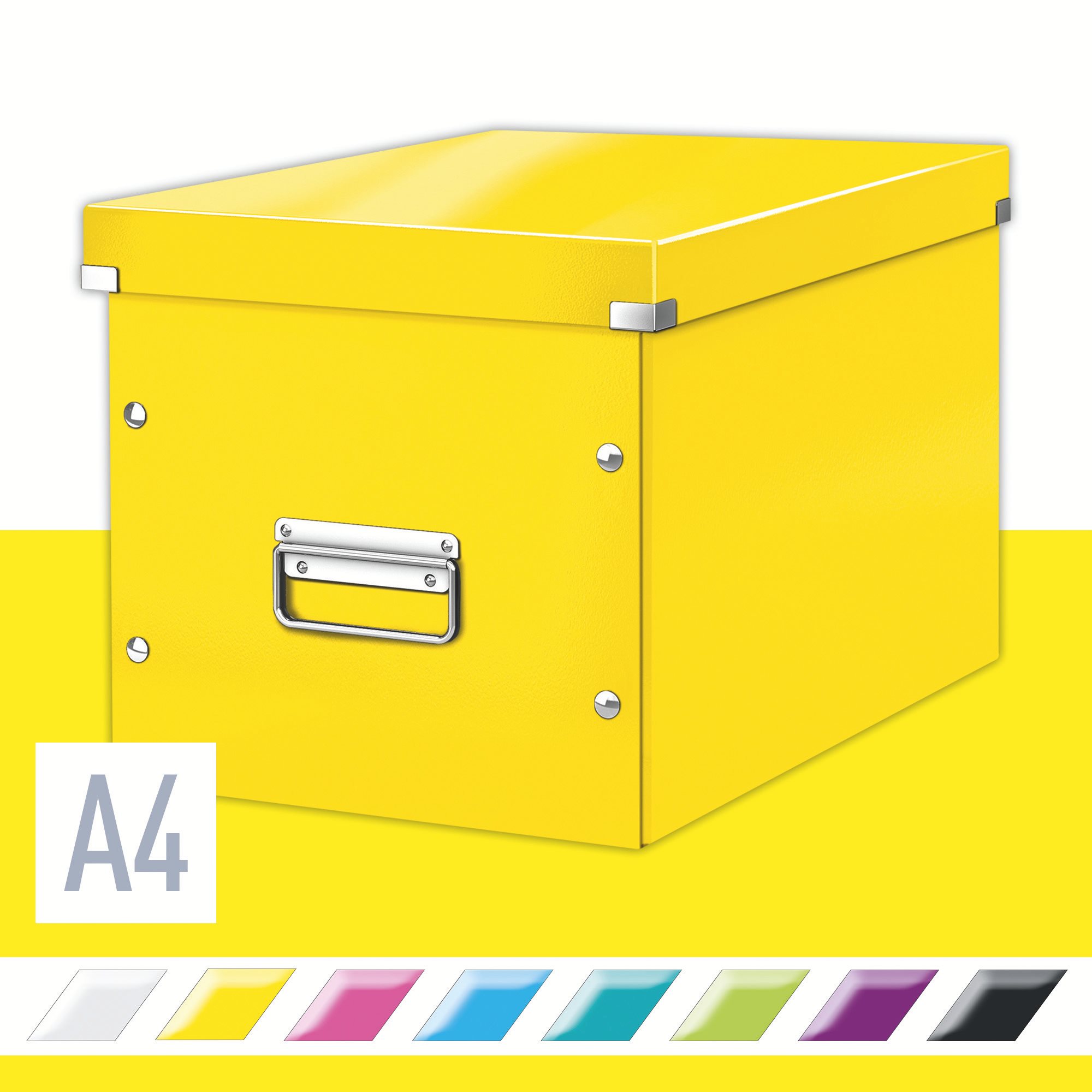 Leitz WOW Click & Store A4 32 x 31 x 36 cm, sárga