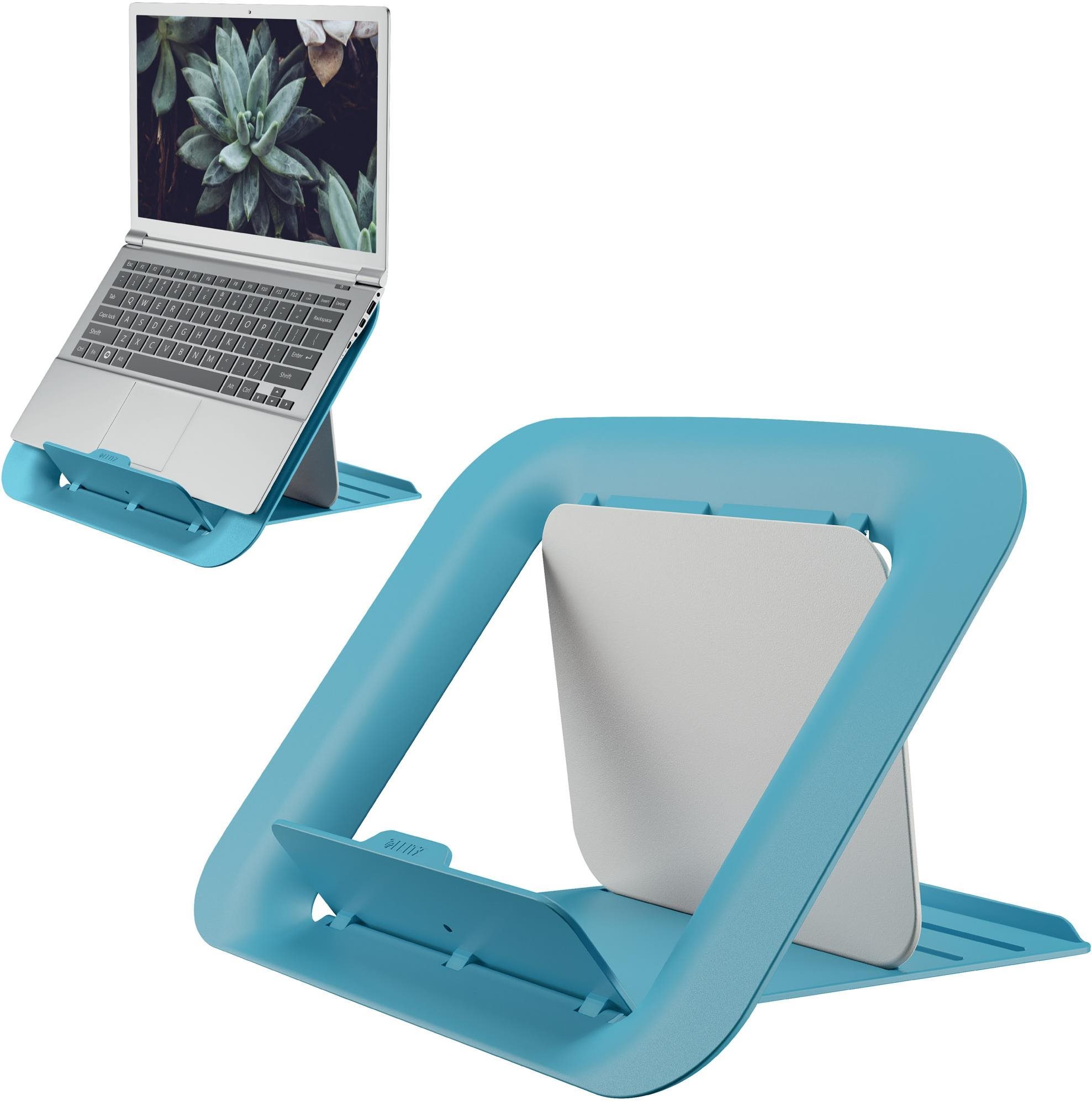 Ergo Cosy kék állítható laptop tartó - Leitz