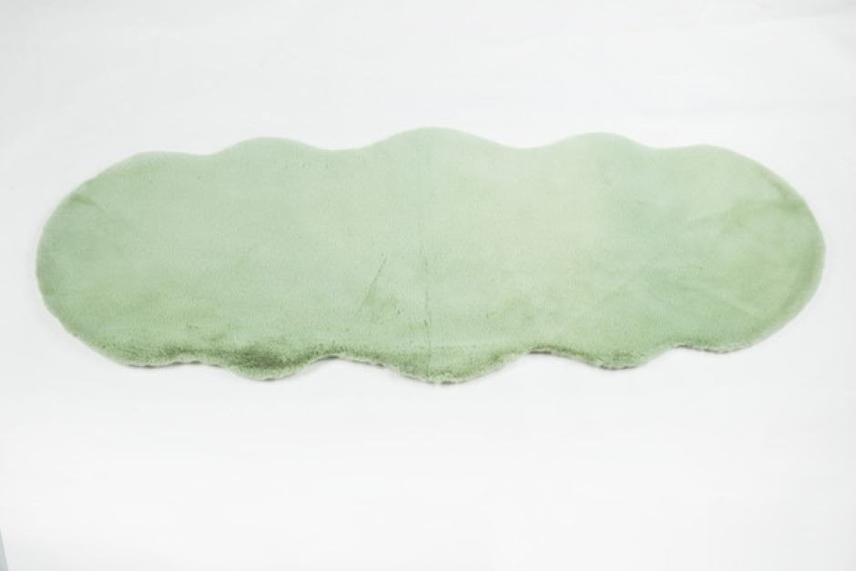 Szőnyegkivágás 55x160 cm zöld