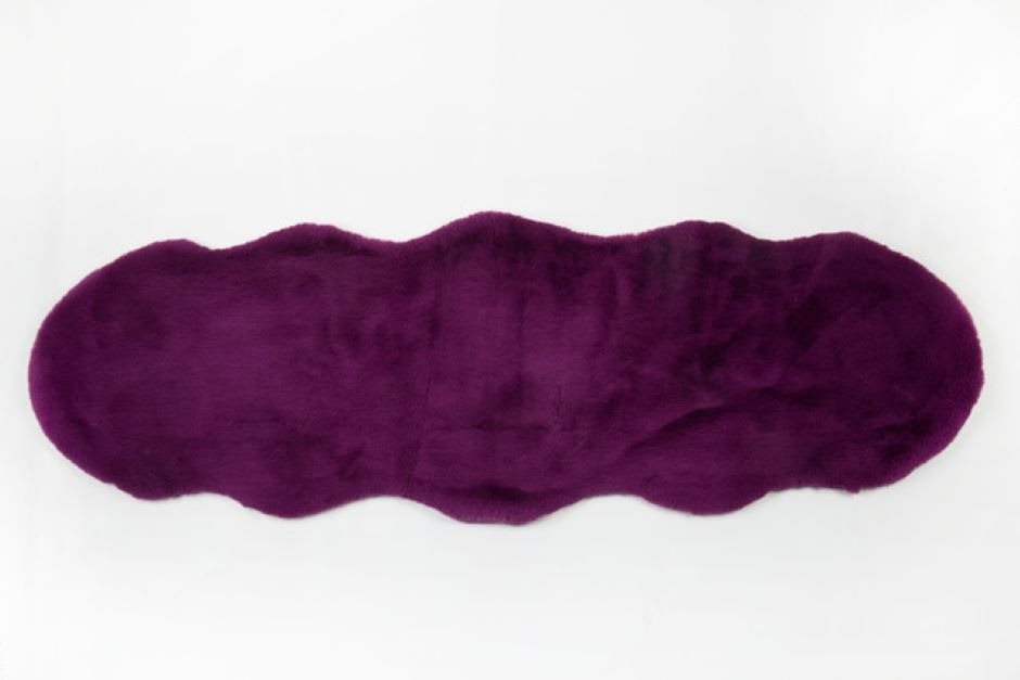 Szőnyegkivágás 55x160 cm lila