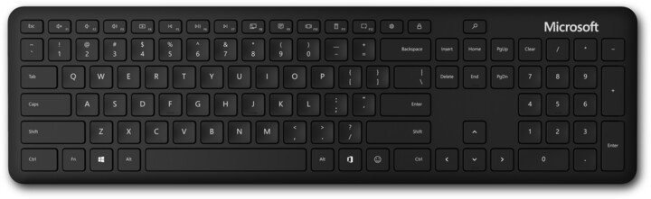Microsoft Bluetooth Keyboard ENG, fekete