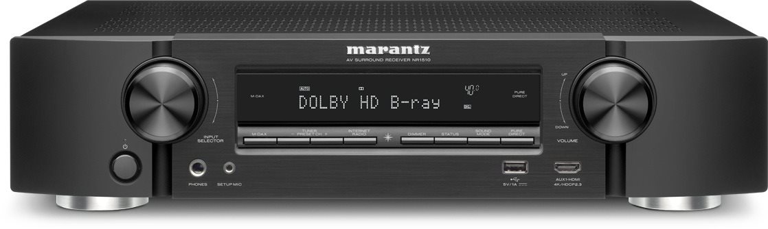 AV-rádióerősítő Marantz NR1510 fekete