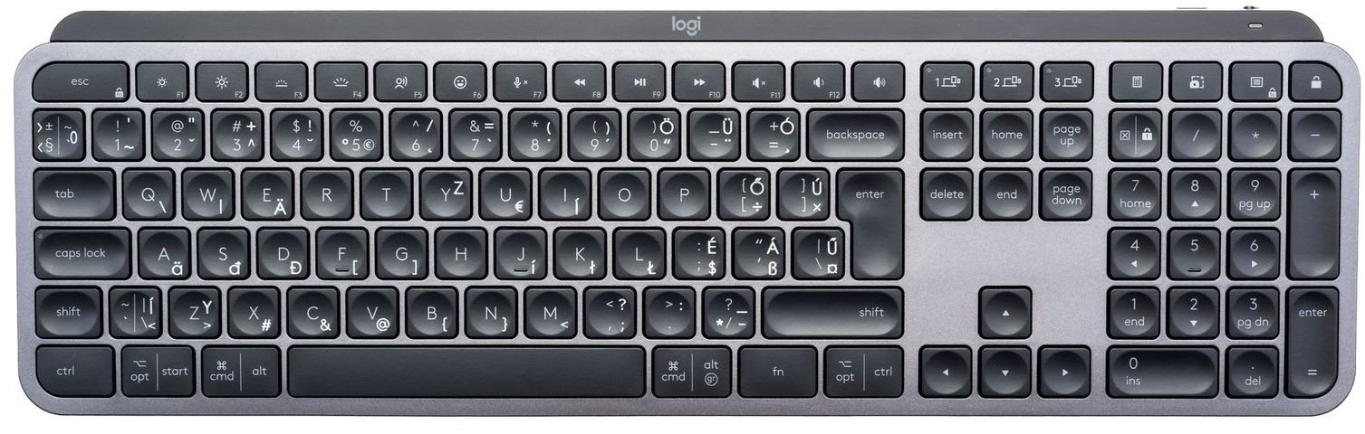 Logitech MX Keys S Graphite - HU
