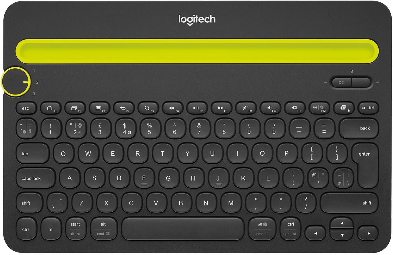 Logitech Bluetooth Multi-Device Keyboard K480 US fekete