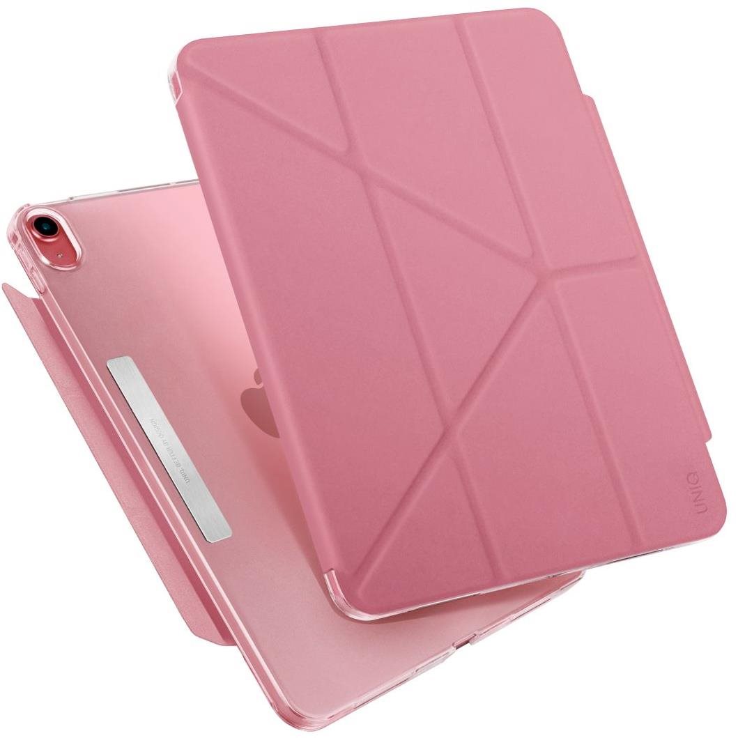 UNIQ Camden tok iPad 10. generációhoz (2022), rózsaszínű, rouge pink