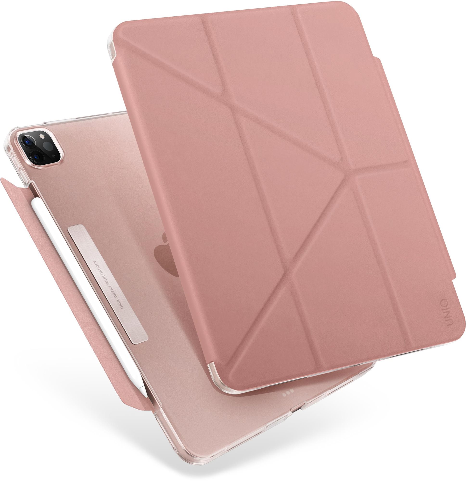 Uniq Camden tok iPad Pro 11“ (2021) készülékhez, peony (pink)