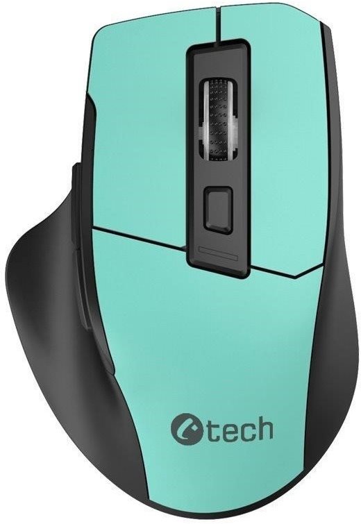 C-TECH Ergo Mouse WLM-05, vezeték nélküli, 1600DPI, 6 gomb, USB nano vevőegység, újszerű