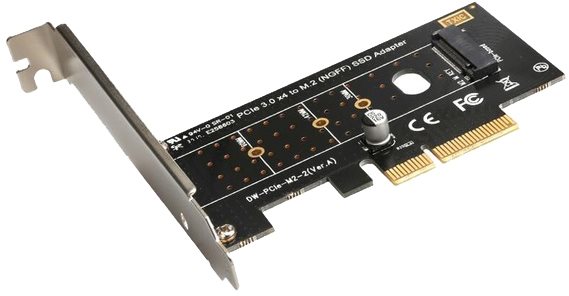 EVOLVEO NVMe SSD PCIe, bővítőkártya