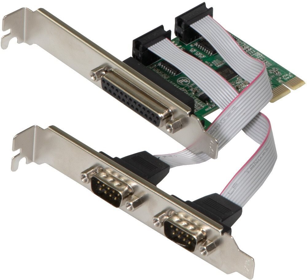 EVOLVEO Serial RS232 és LPT PCIe, bővítőkártya