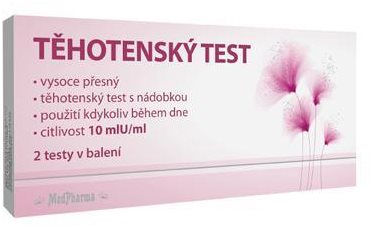 Terhességi teszt MedPharma terhességi teszt ( 10mIU/ml) 2 db