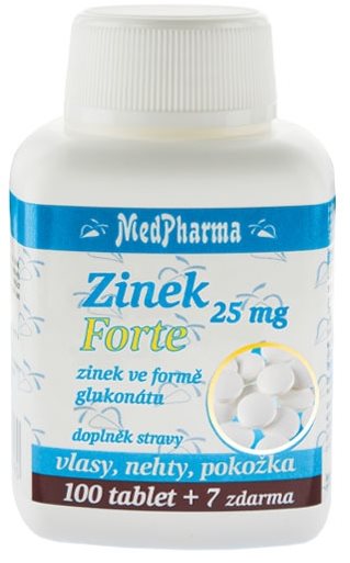 MEDPHARMA Cink 25 mg Forte 107 tbl.