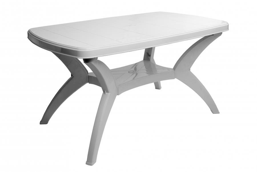 MEGA PLAST Kerti asztal MODELLO, fehér 140 cm