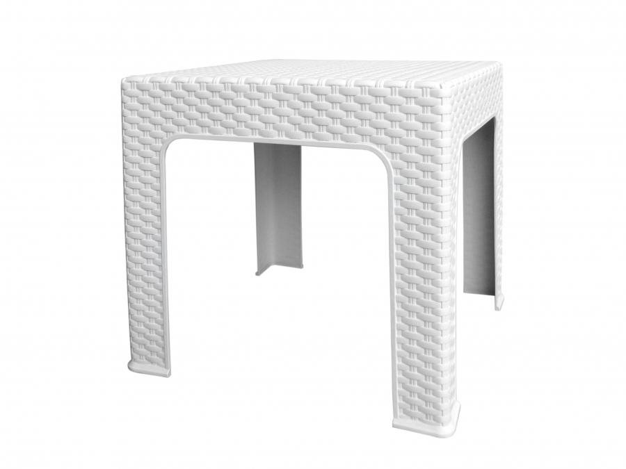 MEGA PLAST Kerti asztal BISTRO, fehér 48cm