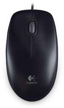 Logitech B100 Optical USB Mouse fekete