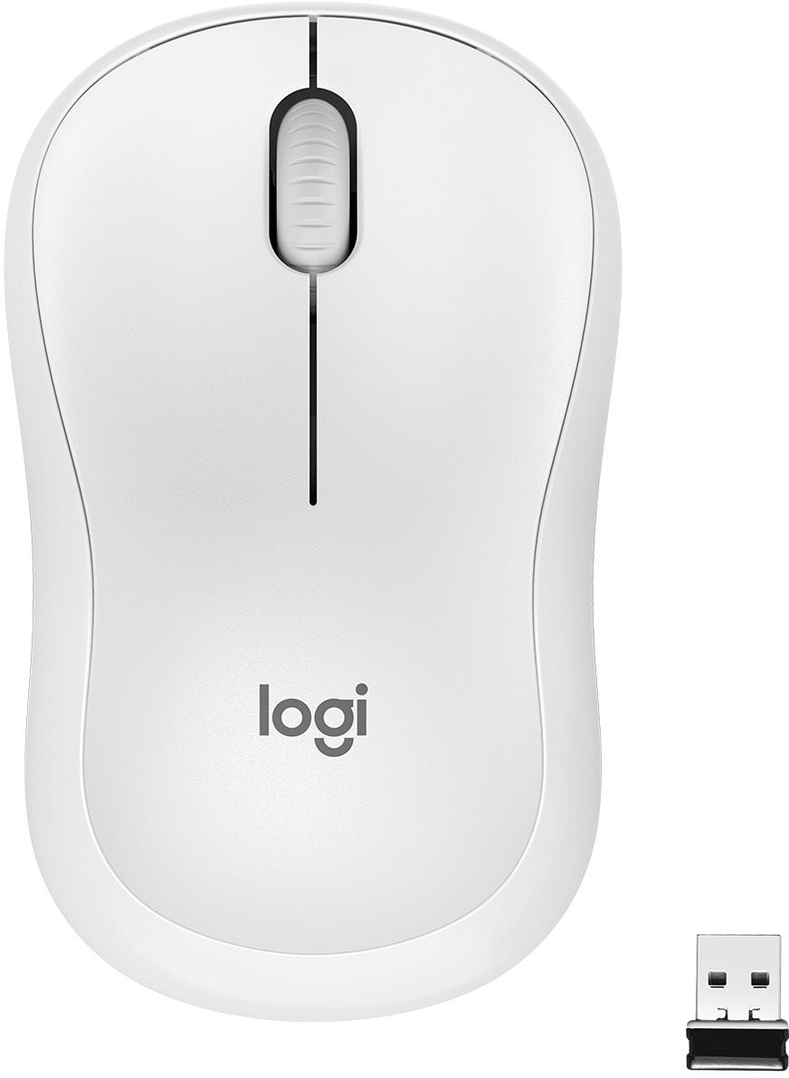 Logitech Wireless Mouse M220 Silent, bílá