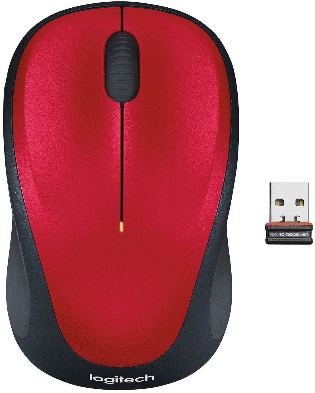 Logitech Wireless Mouse M235 piros