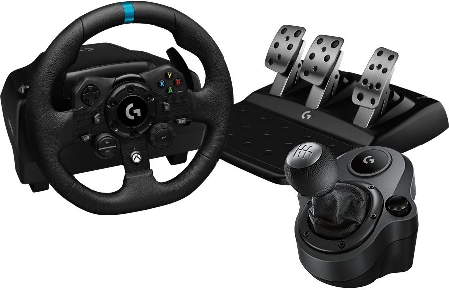 Logitech G923 Driving Force (PC/Xbox Series/One) + Driving Force Shifter