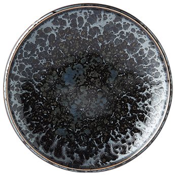 Tányér Made In Japan lapos előételes tányér Black Pearl 17 cm