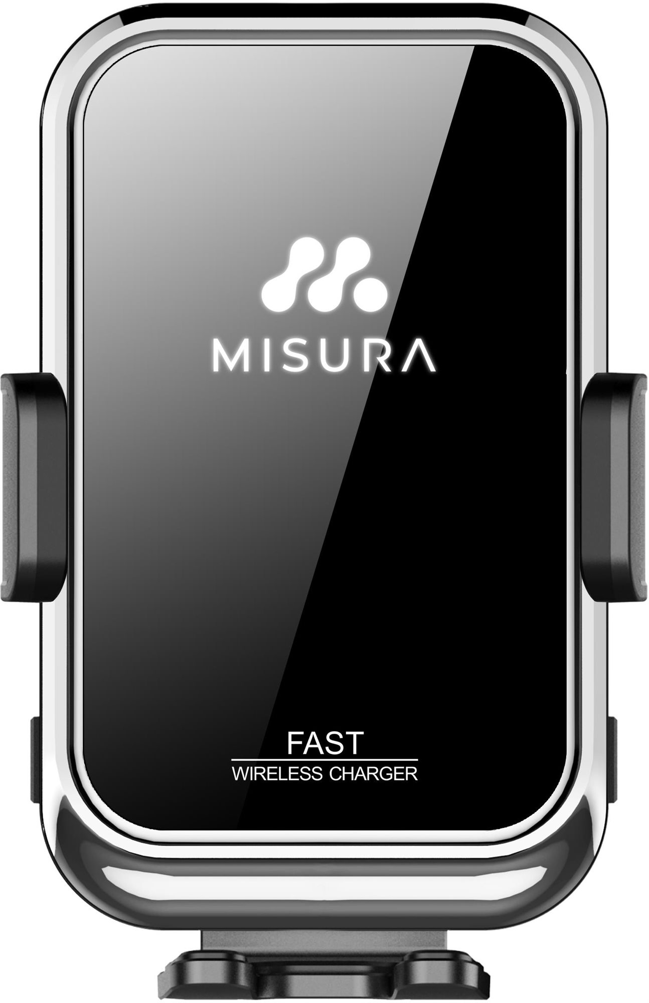 Misura MA04 - Autós telefontartó vezeték nélküli QI.03 töltéssel SILVER