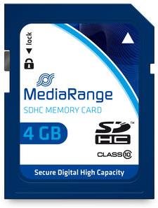 MEDIARANGE SDHC 4GB 10. osztály