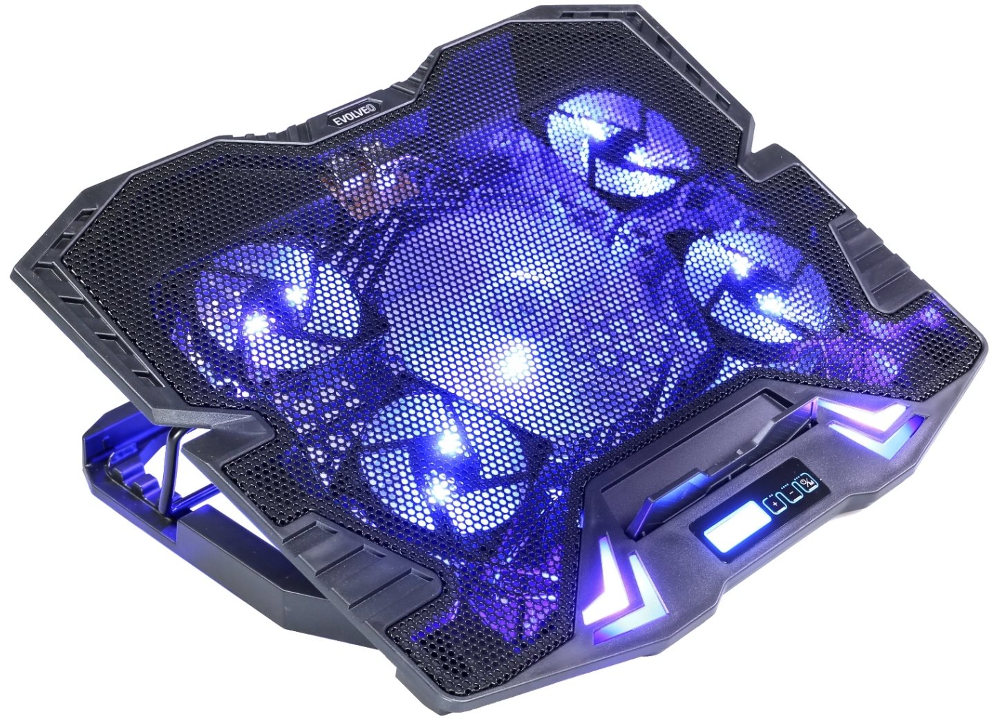 EVOLVEO ANIA 5, laptophűtő alátét, kék háttérvilágítás