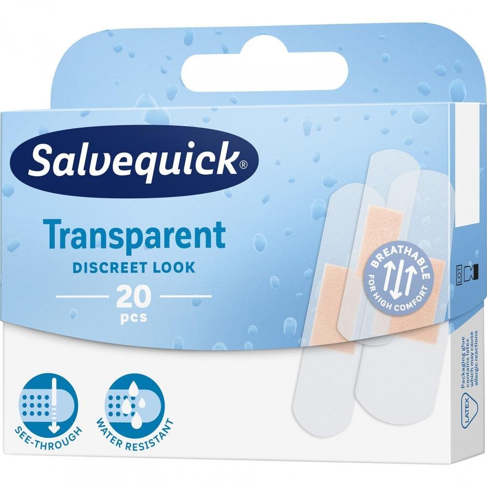 SALVEQUICK Tapasz Transparent 20 db