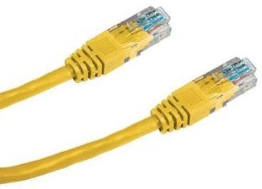 Datacom CAT5E UTP, 0.5m, sárga
