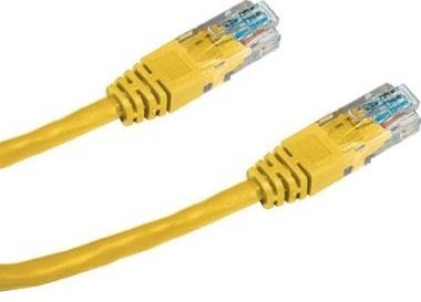 Datacom CAT5E UTP, 3 m, sárga