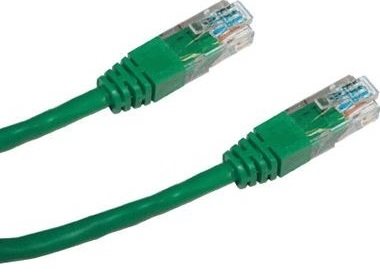Hálózati kábel Datacom CAT5E UTP, 3 m, zöld