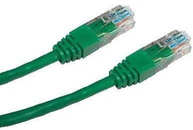 Adatátviteli kábel, CAT6, UTP, 3m, zöld