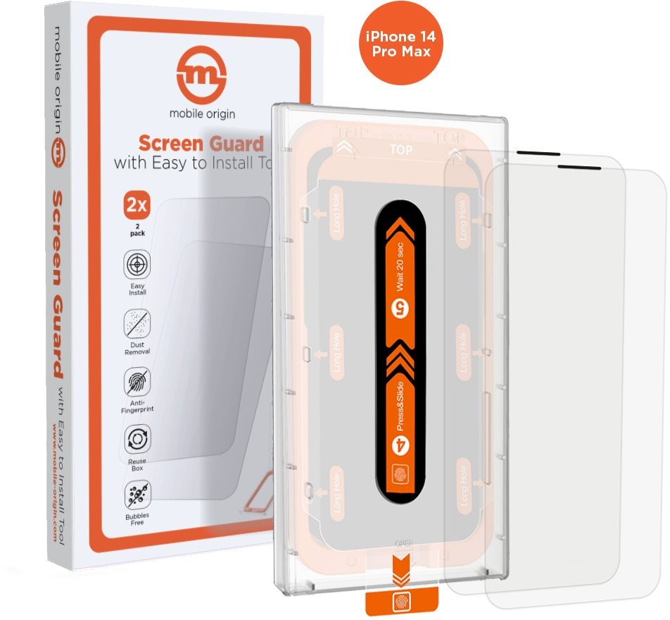 Mobile Origin Screen Guard iPhone 14 Pro Max üvegfólia - 2db + applikátor