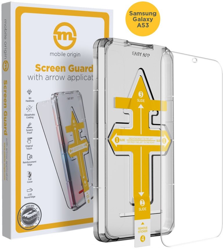 Mobile Origin Screen Guard Samsung Galaxy A53 üvegfólia + applikátor
