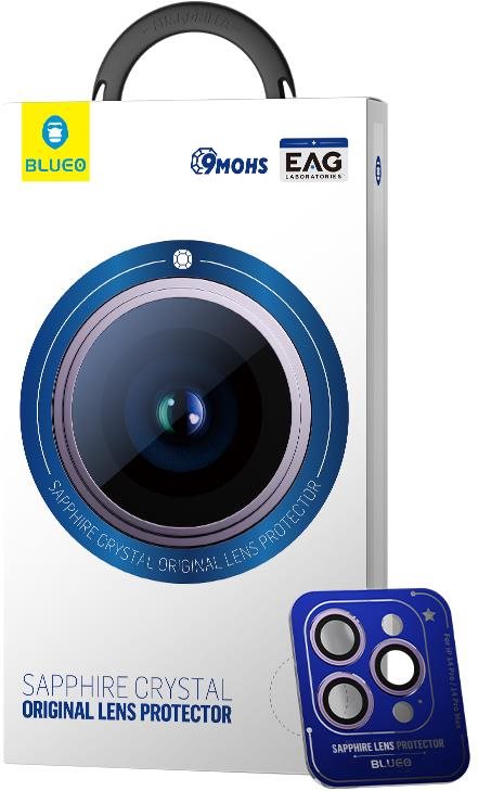 Mobile Origin Blueo Sapphire Crystal Camera Lens Protector Silver iPhone 14 Pro/14 Pro Max