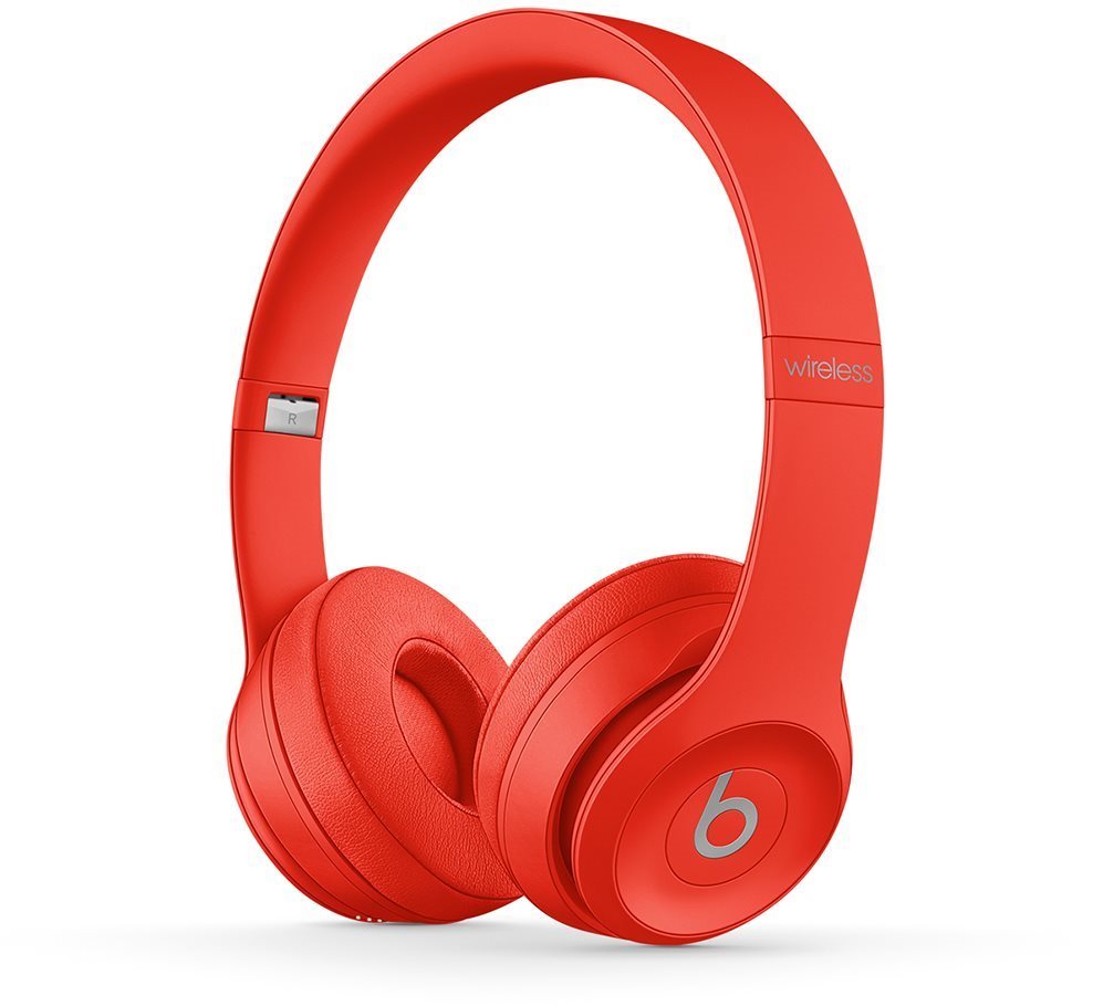 Beats Solo3 Wireless Headphones - piros