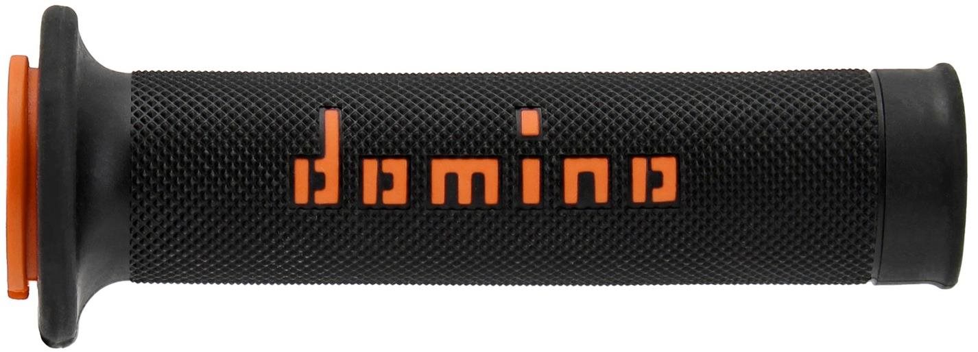 Domino gripy A010 road délka 120 + 125 mm, černo-oranžové