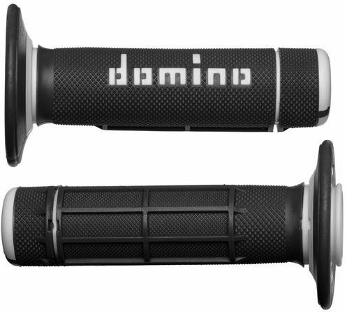 Domino gripy A020 offroad délka 118 mm, černo-šedé