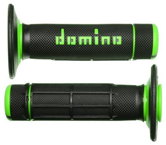 Domino gripy A020 offroad délka 118 mm, černo-zelené
