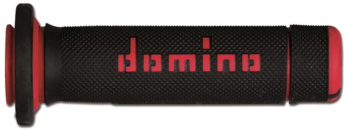 Domino gripy A180 ATV délka 118 + 125 mm, černo-červené