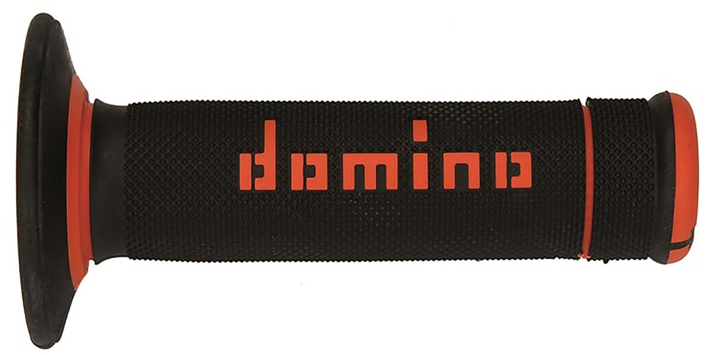 Domino gripy A190 offroad délka 123 + 120 mm, černo-oranžové