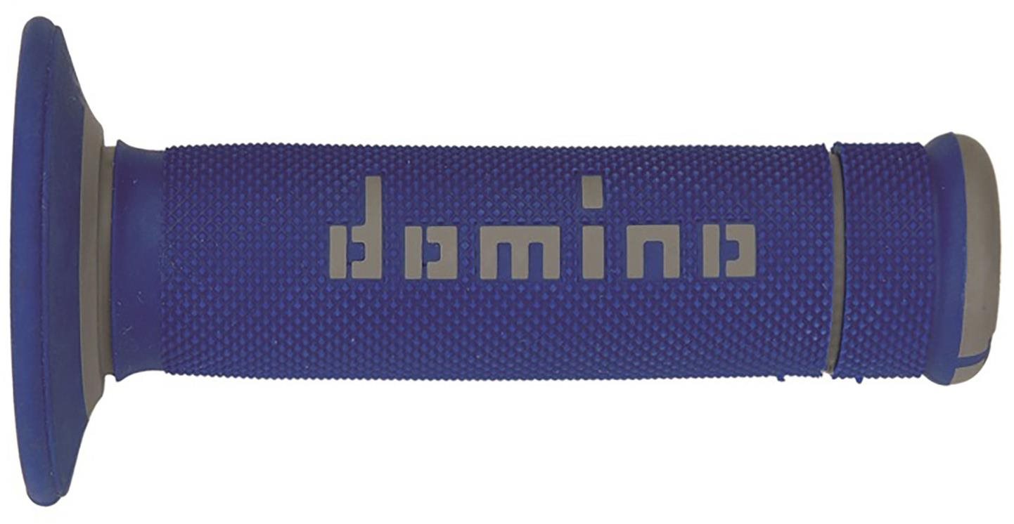 Domino gripy A190 offroad délka 123 + 120 mm, modro-šedé