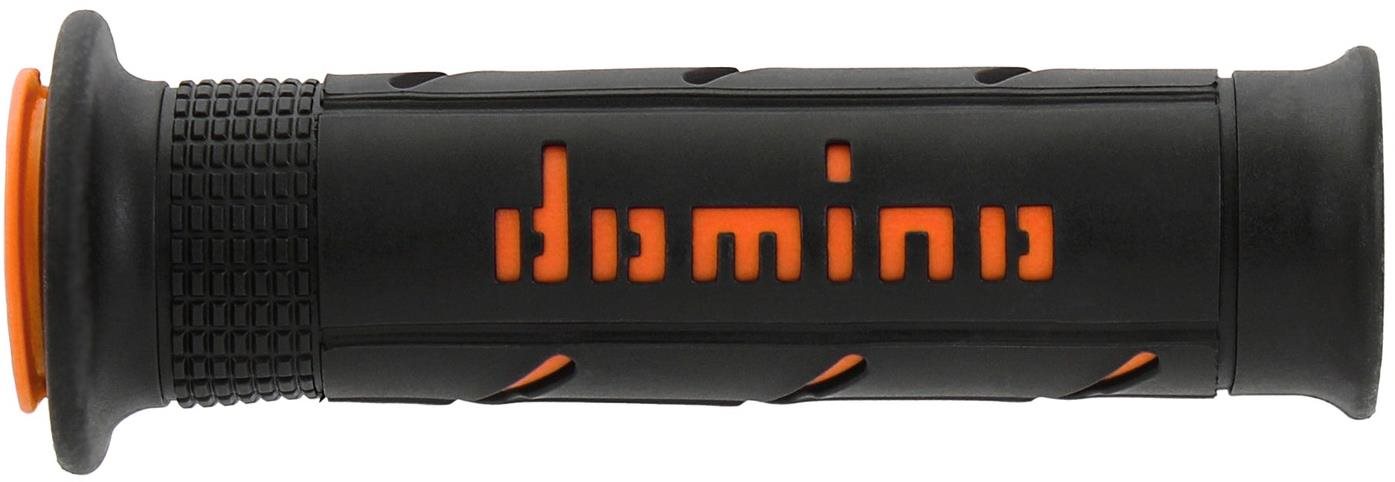 Domino gripy A250 road délka 120 + 125 mm, černo-oranžové