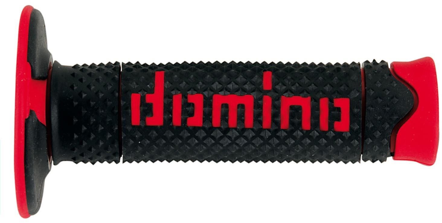 Domino gripy A260 offroad délka 120 mm, černo-červené