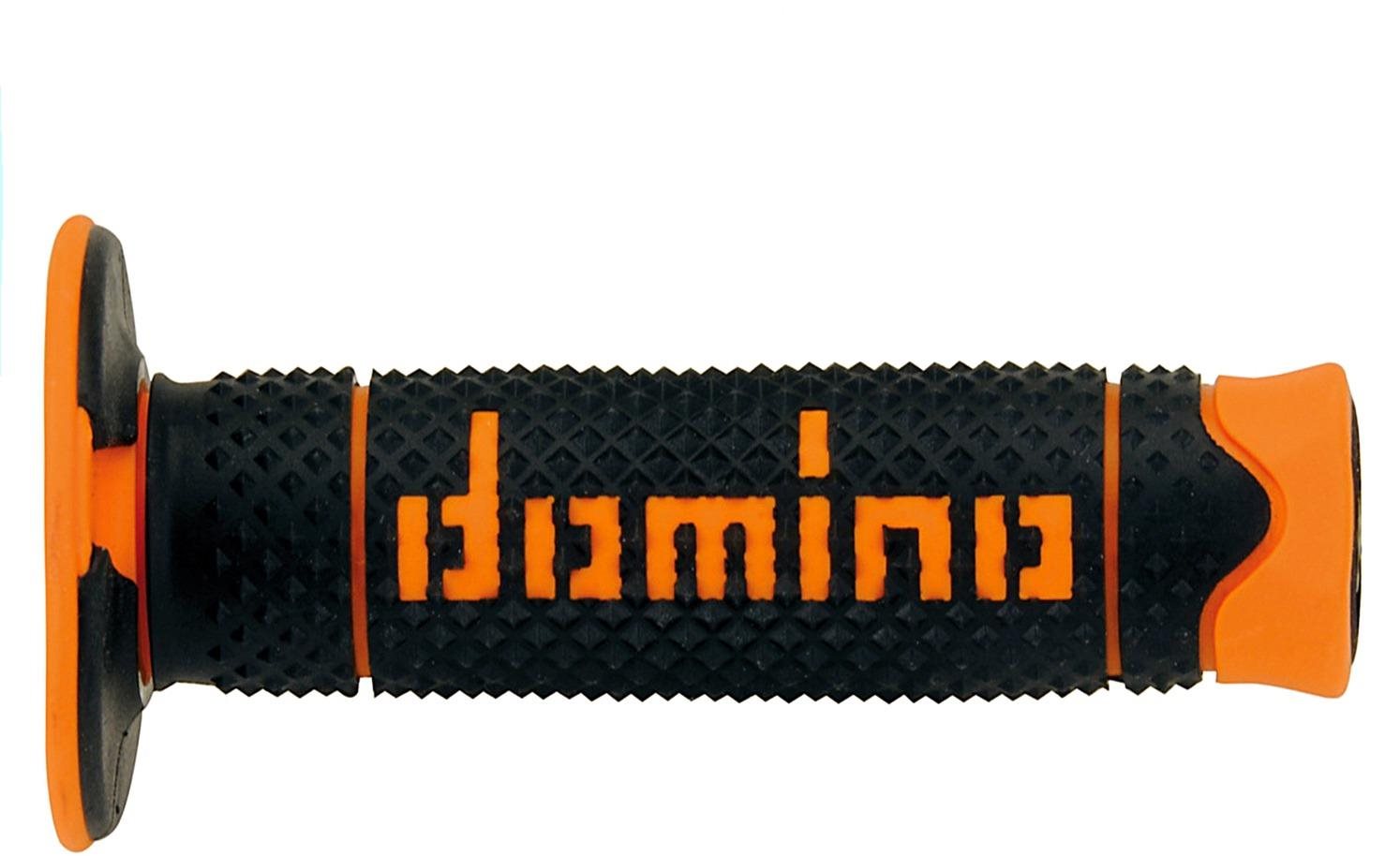 Domino gripy A260 offroad délka 120 mm, černo-oranžové