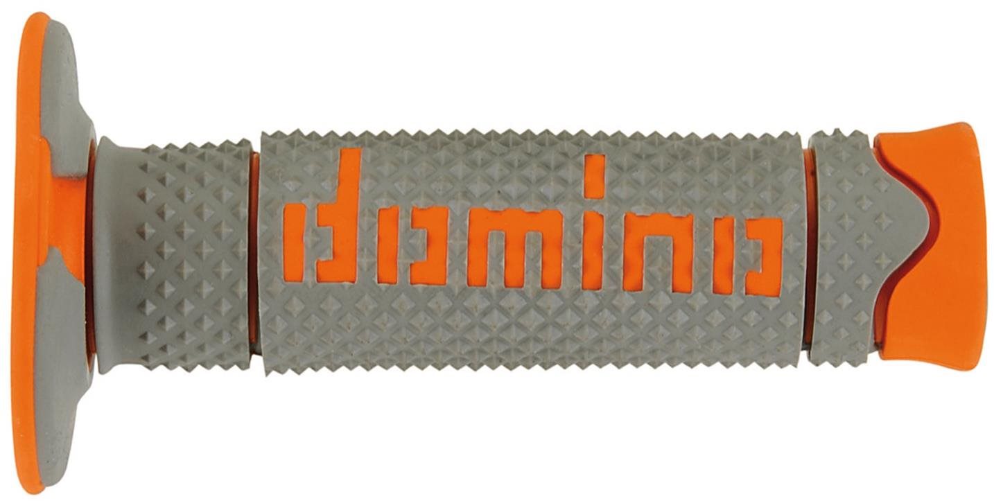 Domino gripy A260 offroad délka 120 mm, šedo-oranžové
