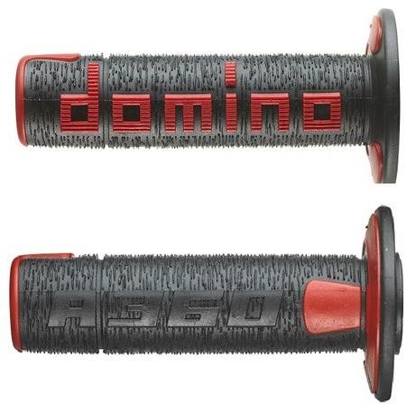 Domino gripy A360 offroad délka 120 mm, černo-červené
