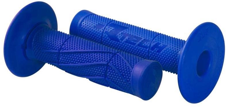 RTECH gripy Wave měkké, modré, pár, délka 118 mm
