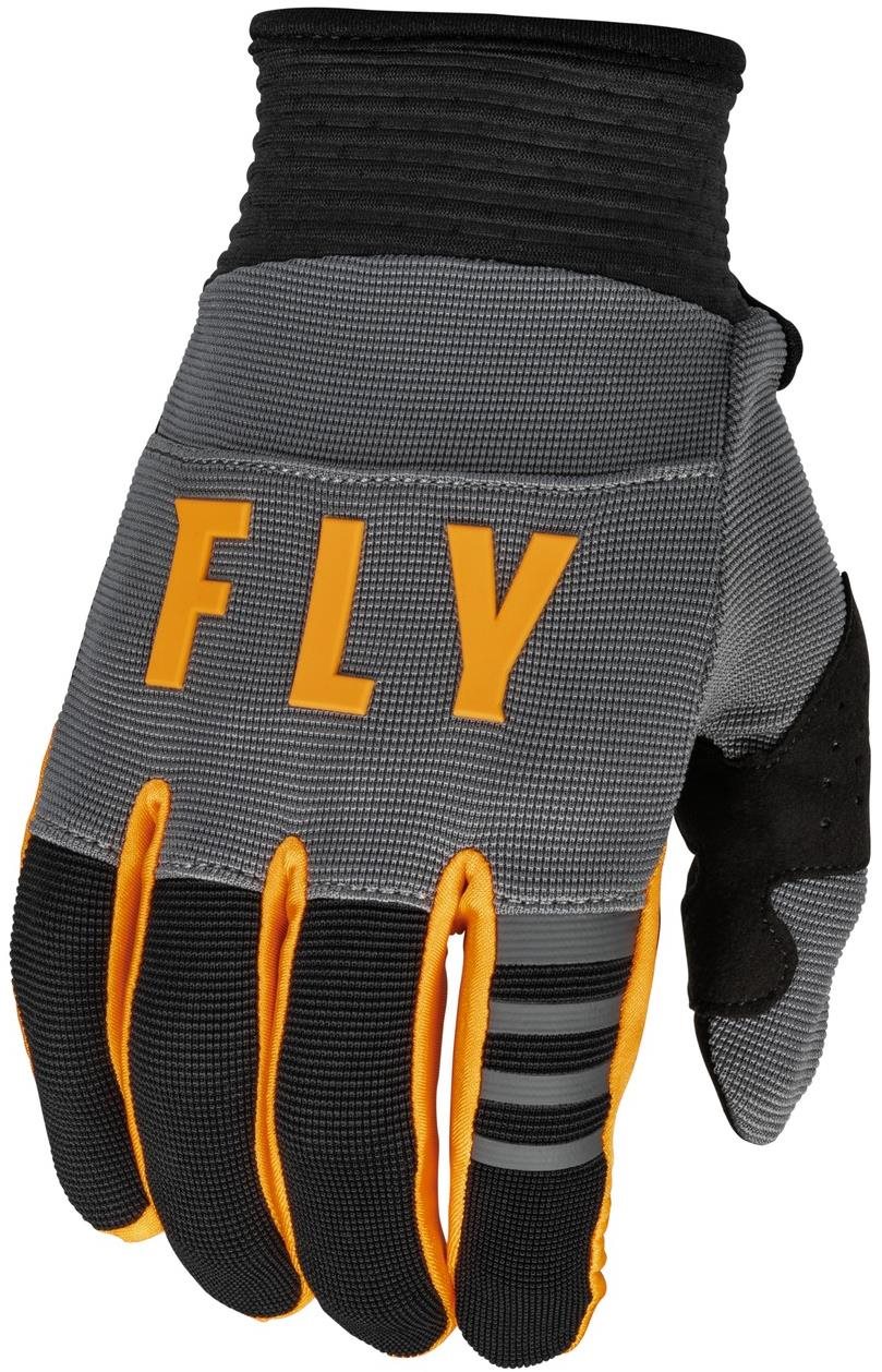 Fly Racing rukavice F-16, 2023 šedá/černá/oranžová