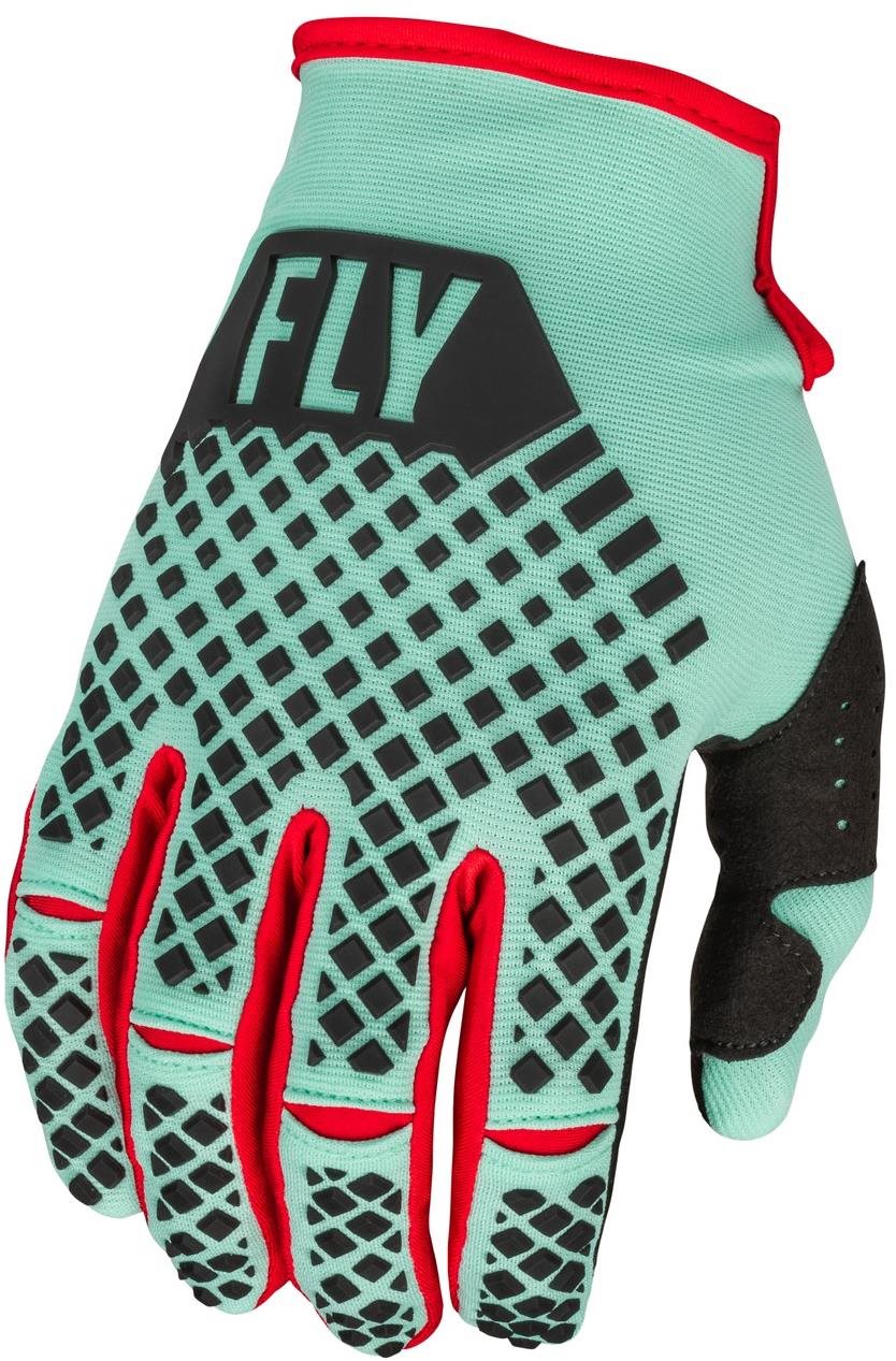 Fly Racing rukavice Kinetic SE, 2023 mint/černá/červená